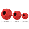 Interactive Safe Indestructible Natural Rubber Dog Toys with Slow Dispense And Dental Care Features