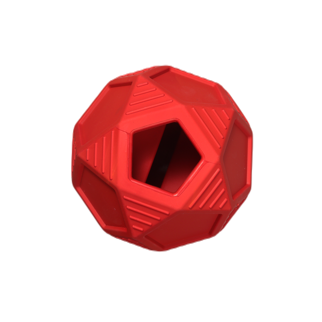 Interactive Safe Indestructible Natural Rubber Dog Toys with Slow Dispense And Dental Care Features