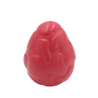 Durable Dino Egg Nature Rubber Squeaky Dog Chew Toys That Keep Them Entertained