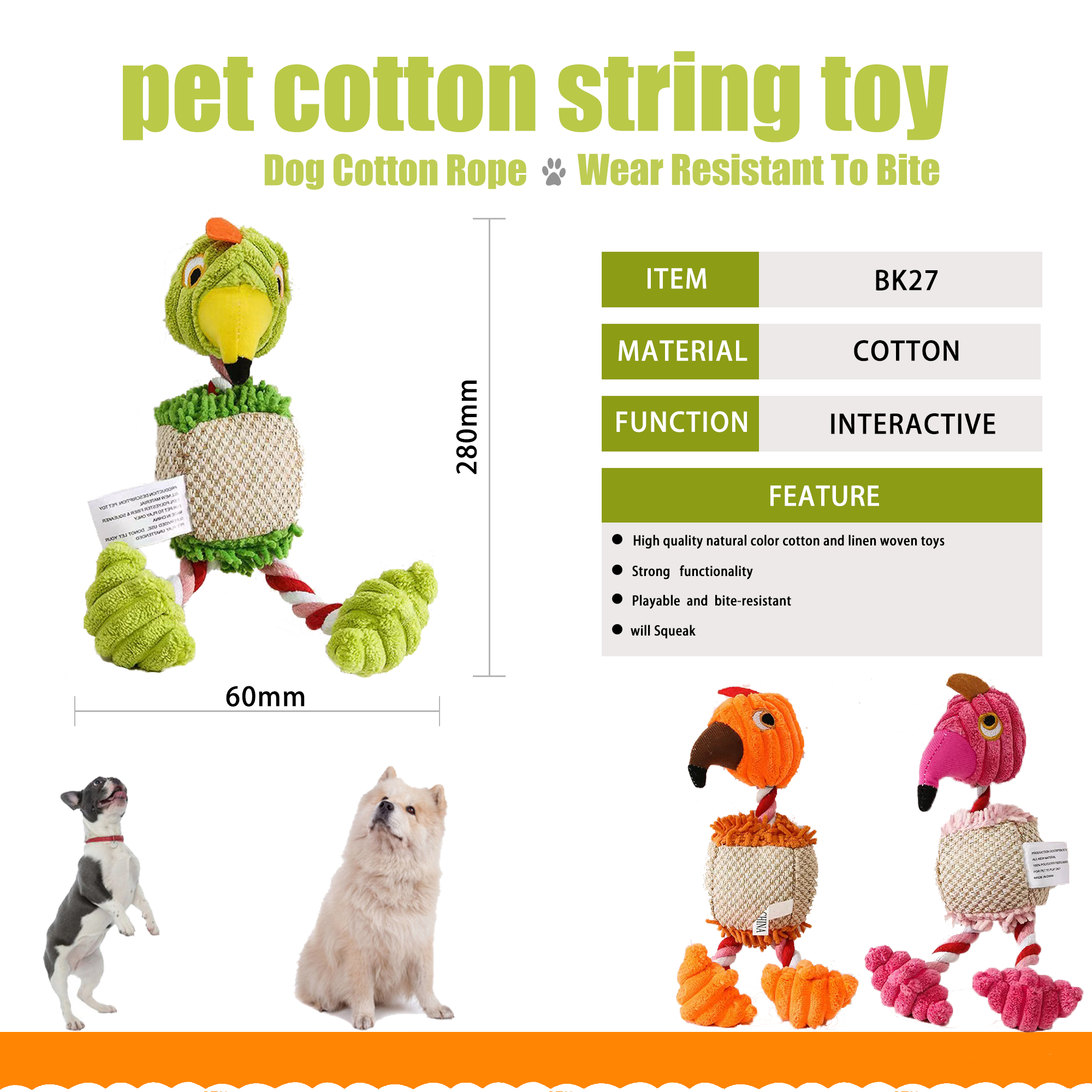 novelty dog plush toy