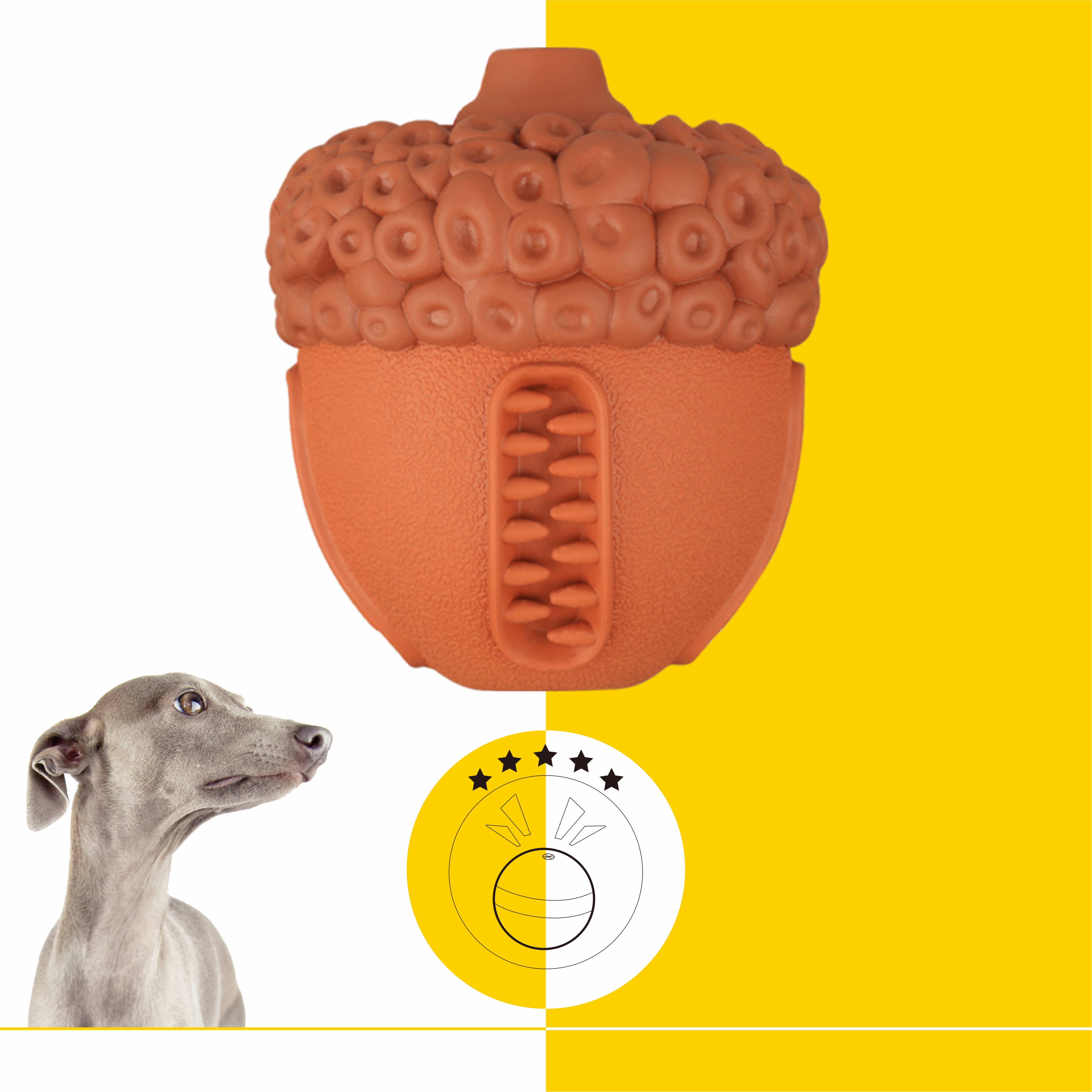 toughest dog squeaky toy