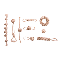 Dogs Like Toys with Strong Cotton Rope To Make Nine-piece Set of Medium And Large knot toys for dogs