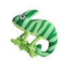 Chameleon Collection Chewy Plush Dog Toy for Aggressive Chewers Knotted Cotton Rope Design Interactive Squeaky Plush Toy