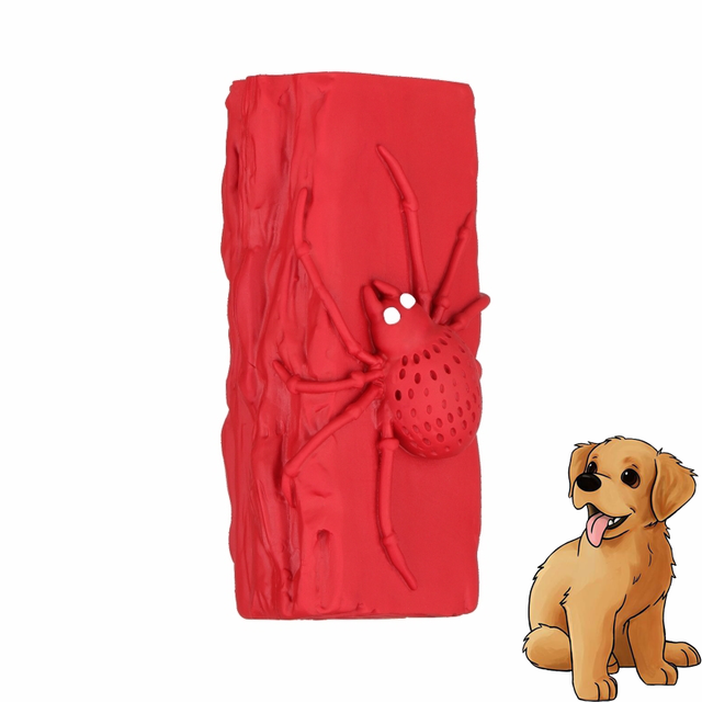 Novel Spider Trunk Design Made of Natural Rubber Suitable for Medium To Large Dogs Chewing Dog Toy
