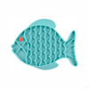 High Quality Pet Fun Training Slow Feeder Cat Food Plate Dog Slow Feeder Bowl Fish Shape Lick Mat