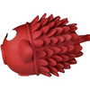 Red Chewable Rubber Fish Dogs Toy Soft Squeaky for Dog Toys