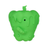 New design OEM/ODM pet toys rubber indestructible dog squeaky molar toys X'Mas apple dog toys
