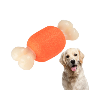 Amazon Hotsale Floating E-TPU And Nylon Chewing Dog Toys Molar-resistant Bone Shape Toy 