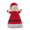 Best Interactive Santa Claus Stuffed Dog Toy Treat Dispenser for Chewers