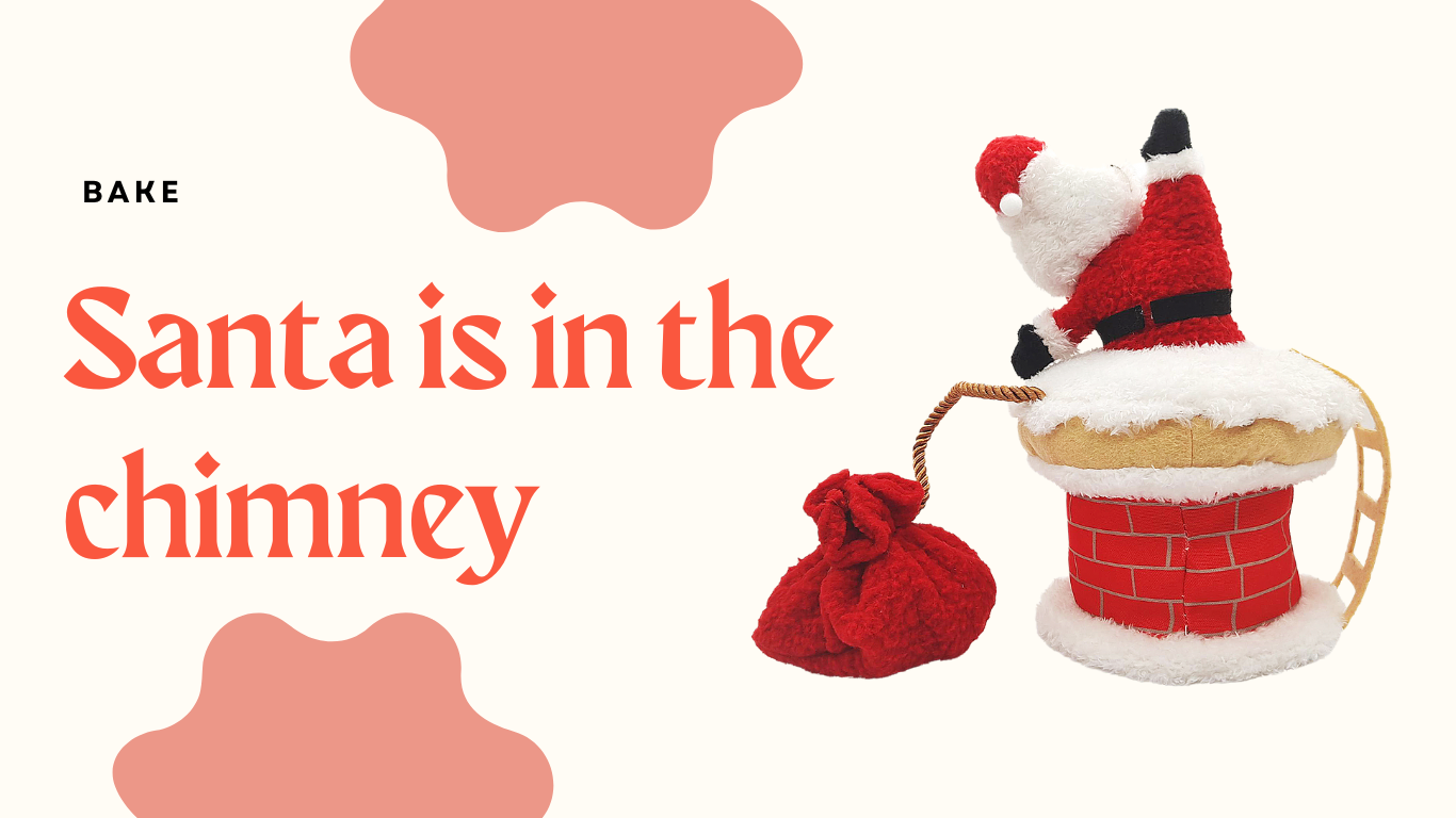 santa claus dog toy