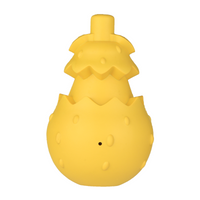 Indestructible Funny Fruits Pear Leaking Food Rubber Scented Treat Dog Dental Chew Toy