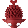 Red Chewable Rubber Fish Dogs Toy Soft Squeaky for Dog Toys