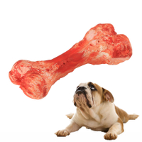 Manufacturer Wholesale Custom Products Teeth Cleaning Natural Rubber Artificial Bone Chew Dog Toys For Aggressive Chewers Large Breed