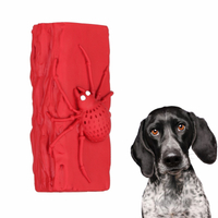 Professional Wholesale Rubber Leaking Bite Resistant Pet Supplies Spider Dog Toys Chew