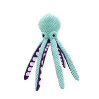 New Design Octopus Dog Toy Made of High Quality Fabric for Cleaning Teeth Sturdy Dog Squeak Toys