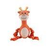 Bear Animal Series Plush Dog Toy, Cute Shape Attracts Puppies To Chew And Clean Teeth, Squeaky Toy for Small And Medium Dogs