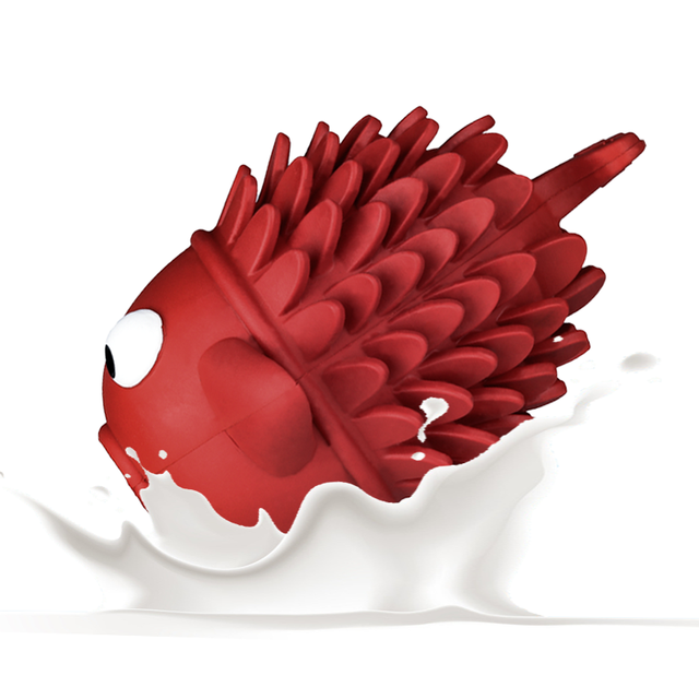 Chewy Fish-shaped Play Dog Toys Hidden Treats Made From 100% Natural Rubber Keep Your Dog Busy Toys 