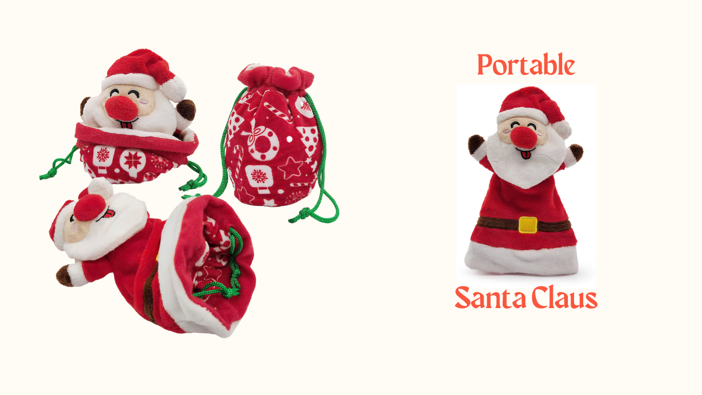 christmas stuffed dog