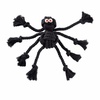 Big Black Spider Toy Rope Knot Chewy Safe Interactive Tug of War Dog Rope Toy Indestructible