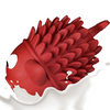 Red Chewable Rubber Fish Dogs Toy Soft Squeaky for Dog Toys