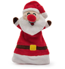 Best Interactive Santa Claus Stuffed Dog Toy Treat Dispenser for Chewers