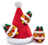 Squeaky Santa Wholesale Christmas Plush Dog Toys for Christmas Manufacturers