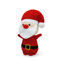 Santa Claus Chew Safe Proof Soft Dog Toy for Dogs That Cleans Teeth