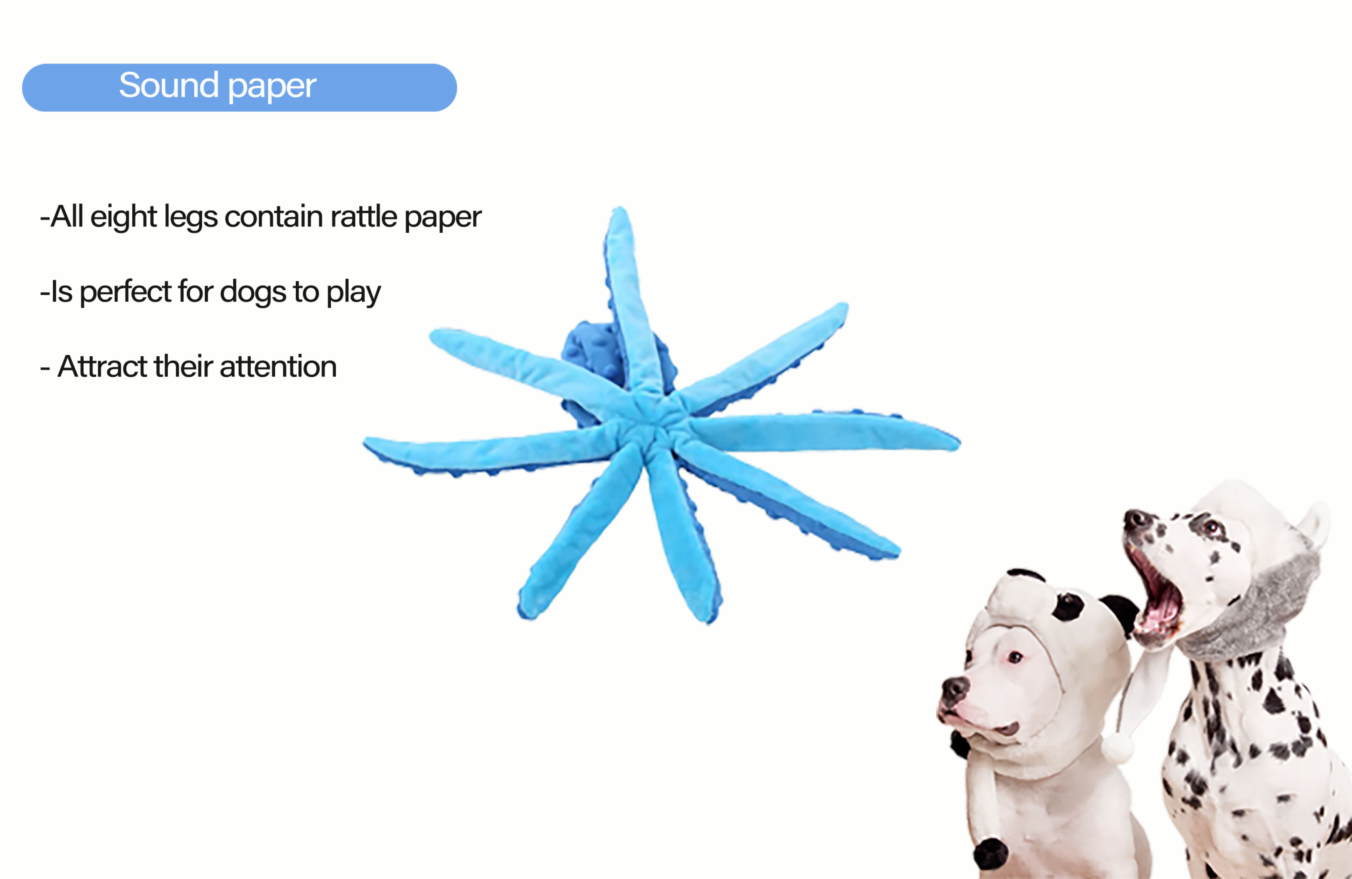fluffy squeaky dog toy