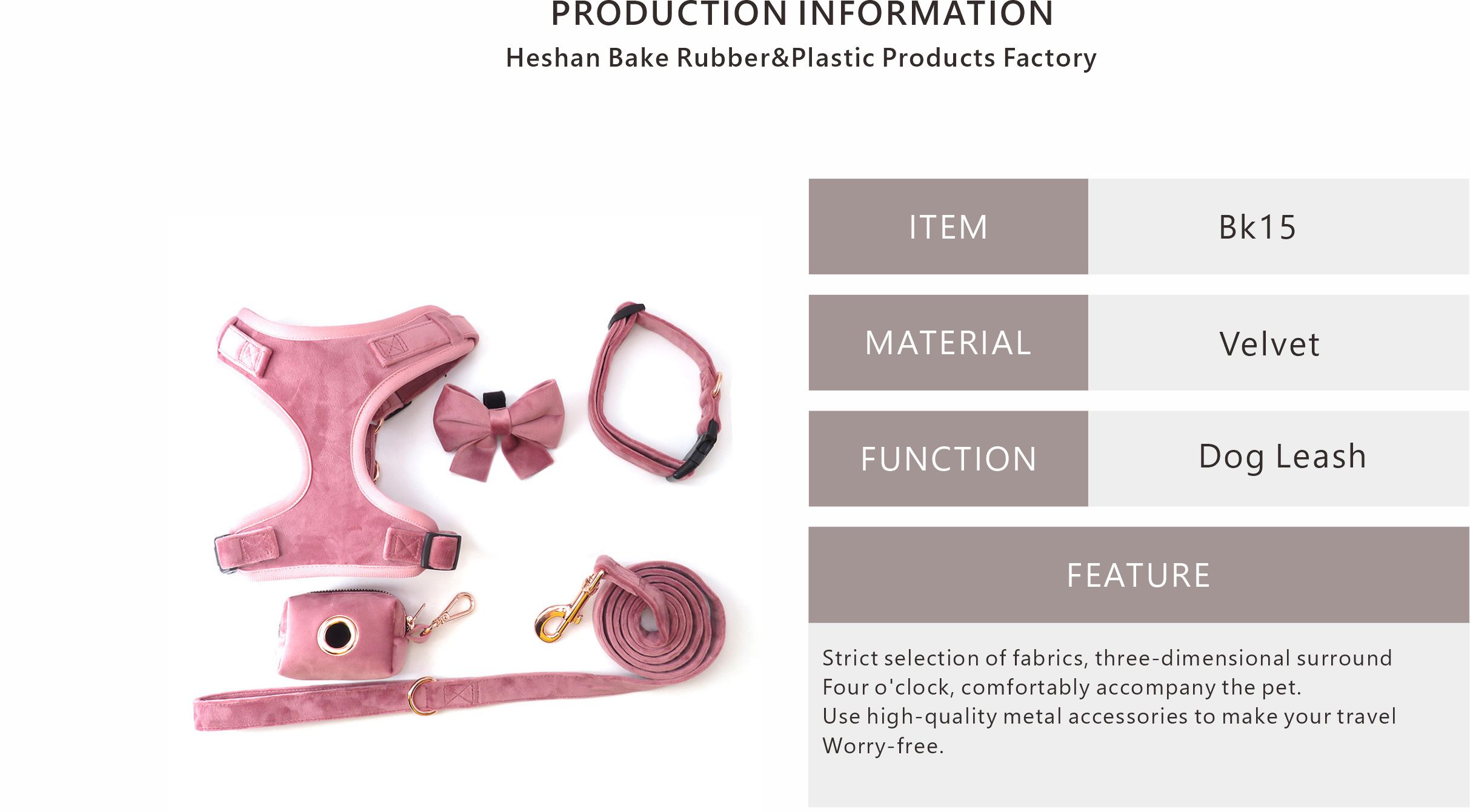 dog harness and leash