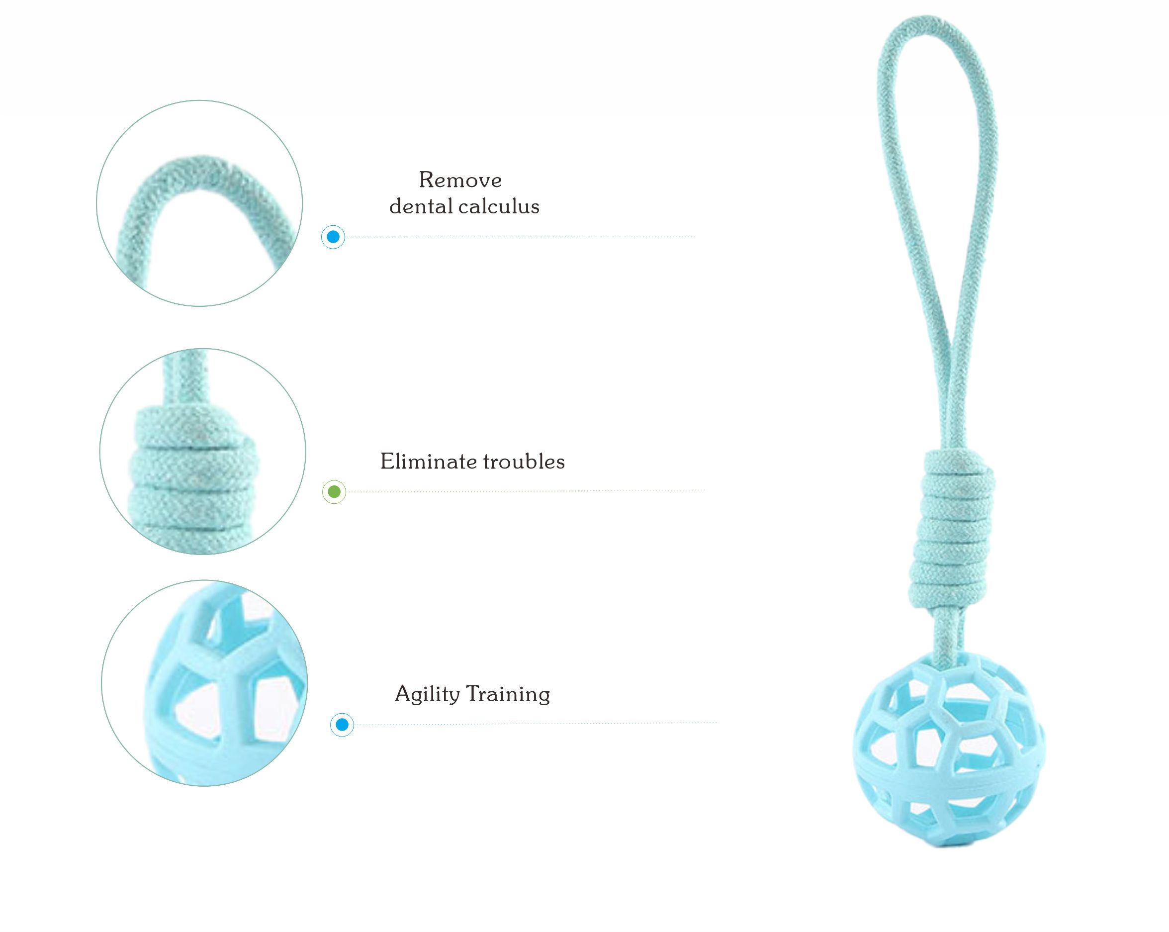 dog rope toy material