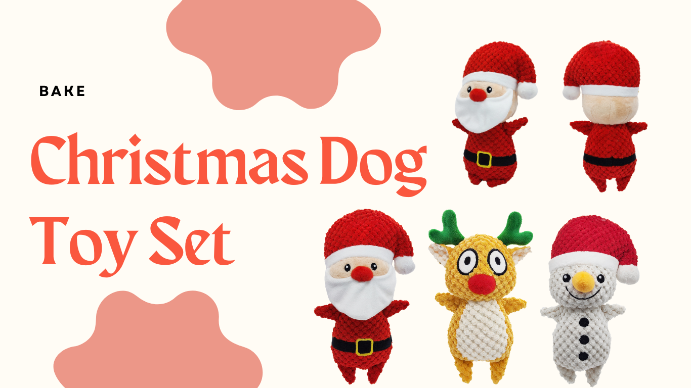 santa claus dog toy