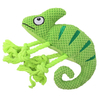 Animal Chameleon Fun Design Squeak Interactive Durable Calming Anti-Anxiety Puzzle Squeak Plush Dog Toy