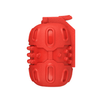Red Dog GrenadeToys Natural Rubber Chewing Food Dispensing Entertaining Dog Toys