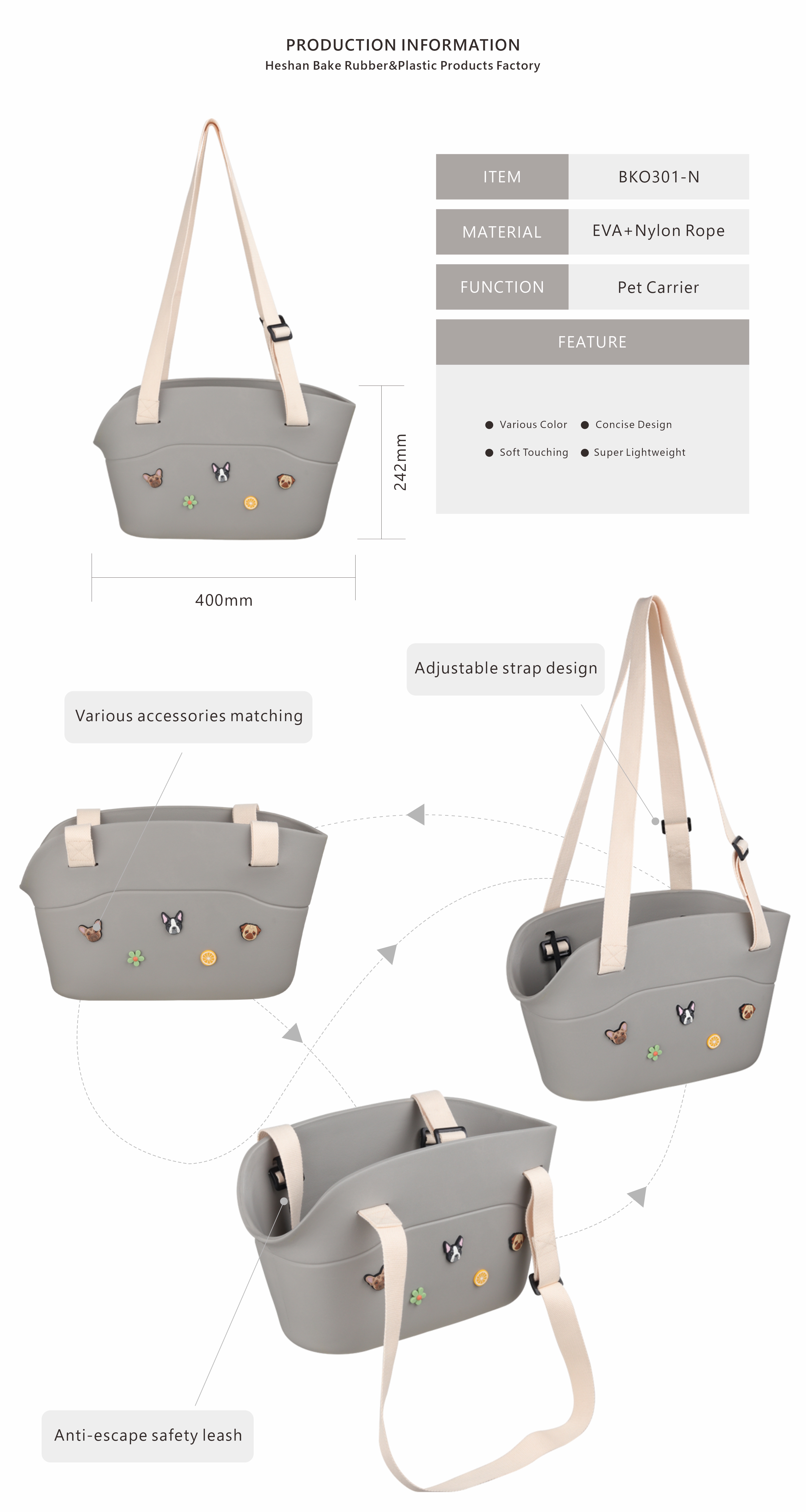 Hot Sell Portable Dog bag