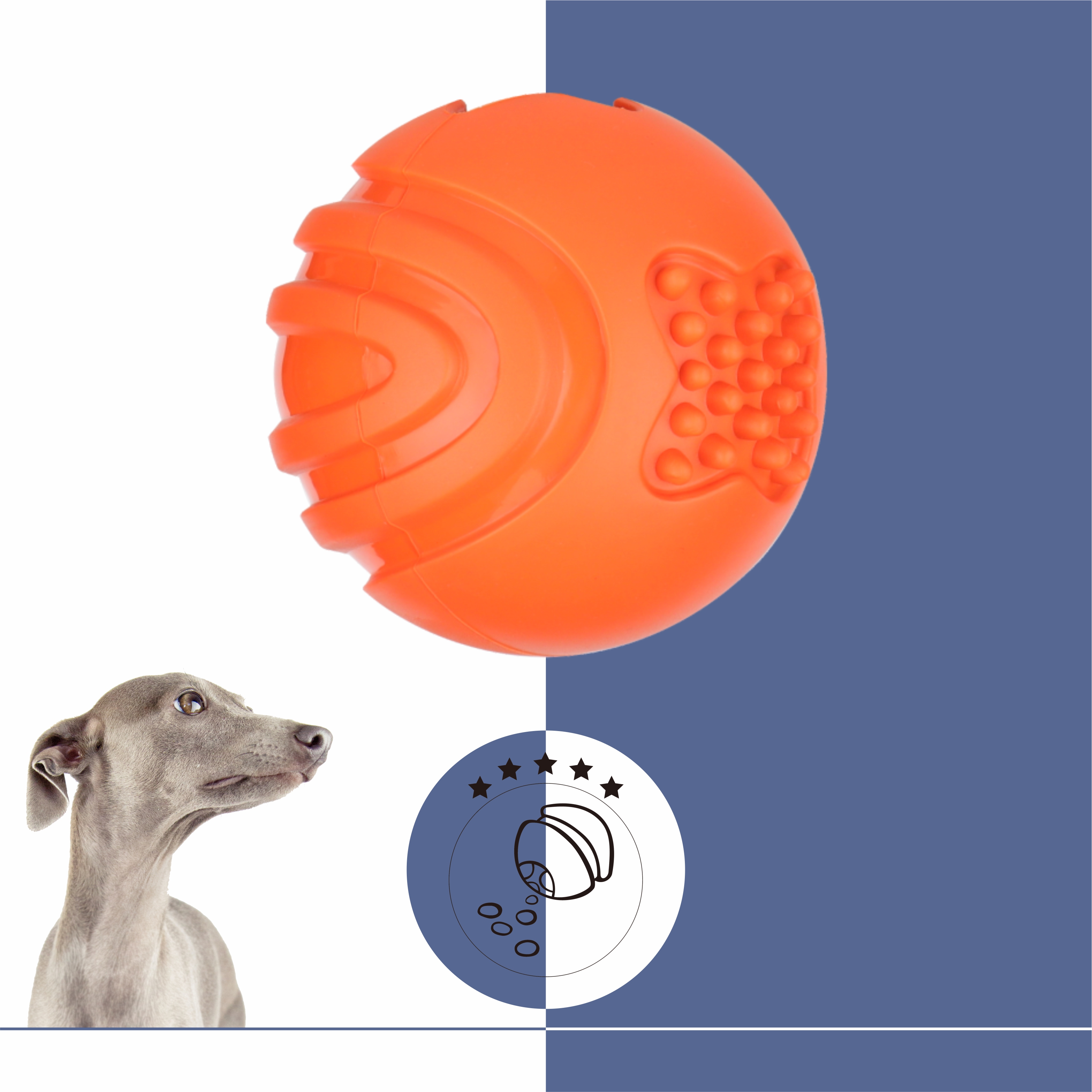 rubber squeaky dog toys
