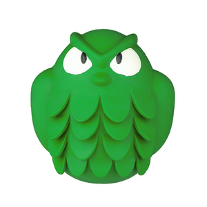 New Owl Design Natural Rubber Chewing Slow Feeder Chewing Toys Rubber Cleaning Teeth Resistance Chewy Toy