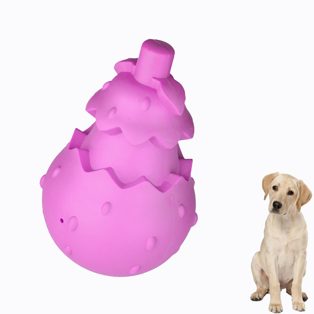 Dog Treats Dispenser Made of 100% Natural Rubber Chewable Toy dog calming chews