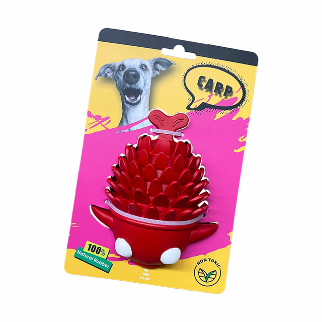 Indestructible Dog Toy Amazon Hot Sale Made with 100% Natural Rubber Treat Dispenser Dog Tough Chew Toy