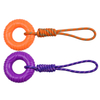 Teething Chew Toys Dog Durable TPR Safe with Rope Chew Toys for Small Medium And Large Dogs