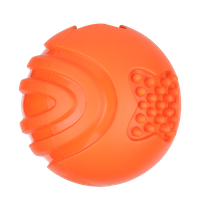 Natural Chew Rubber Food Dispensing Dog Training Toys Interactive Active Ball