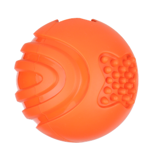 Natural Chew Rubber Food Dispensing Dog Training Toys Interactive Active Ball