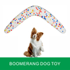 E-TPU Eco Friendly Dog Toy Rubber And E-tpu Mixed Toys Safe Dog Toys Floating Outdoor Boomerang Pet Toy 