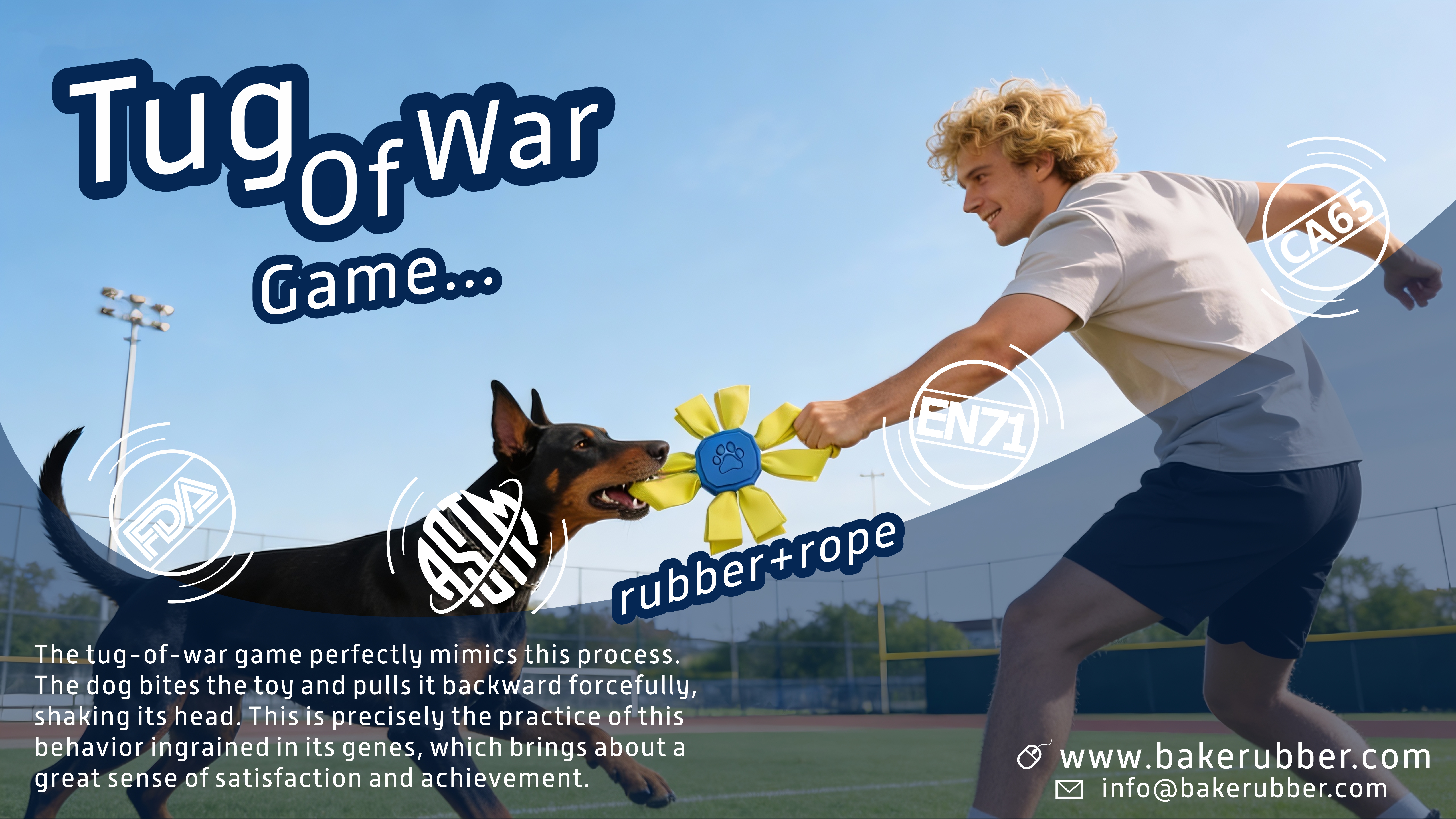 tailored private label dog toy