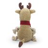 Christmas Reindeer Stuffed Dog Toy Plush with Rope Arms