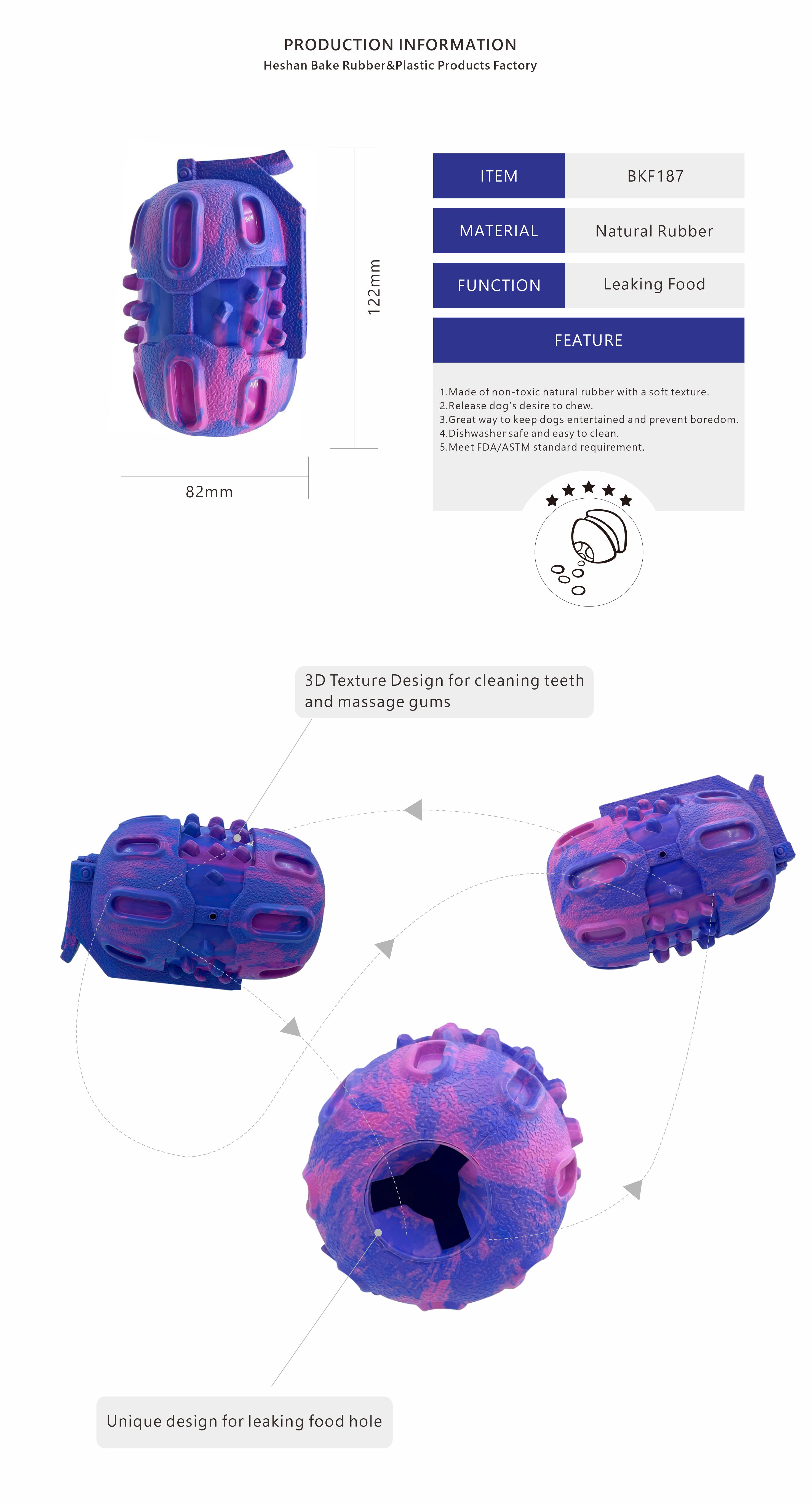 durable rubber dog toys