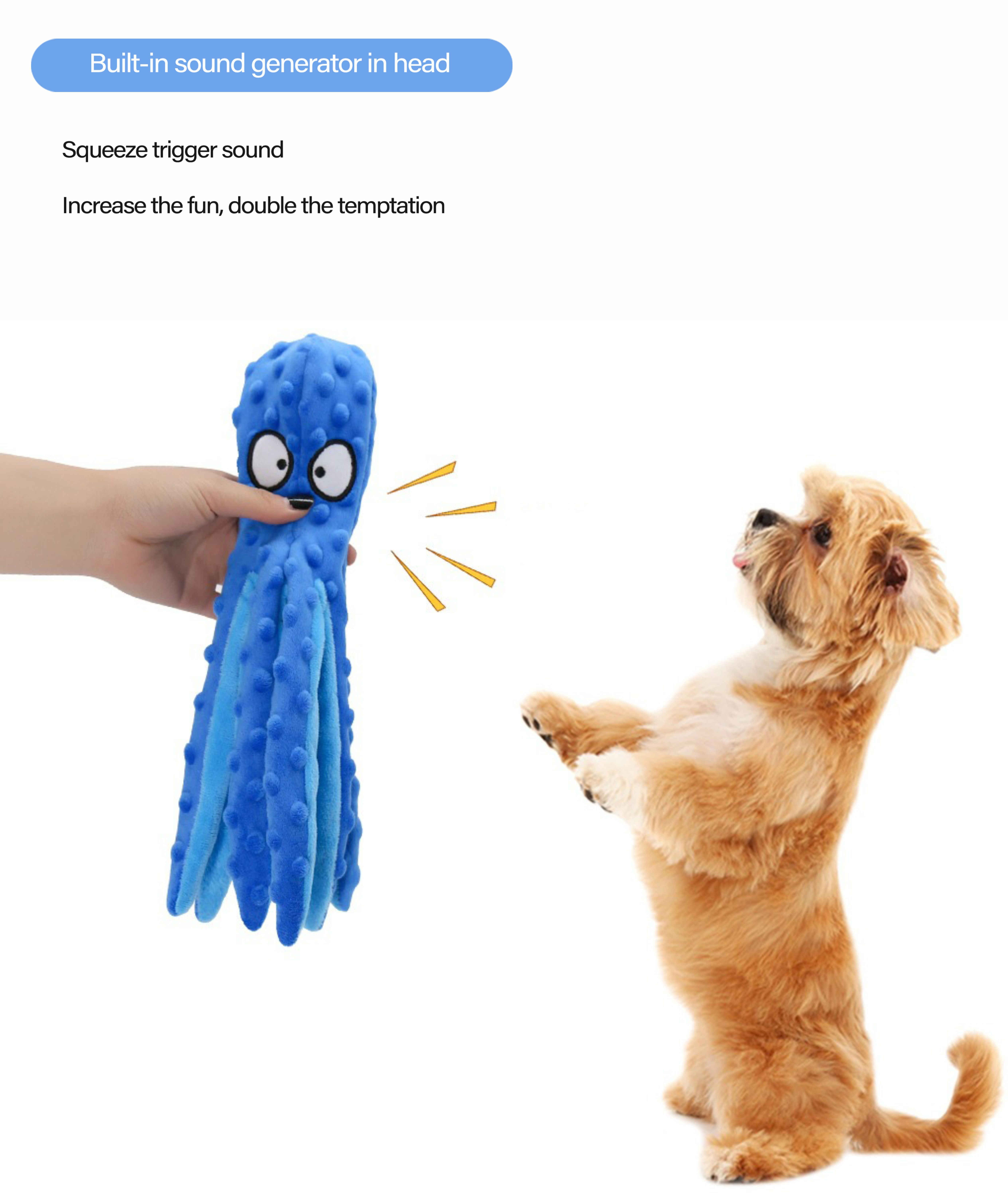hide and seek plush dog toy