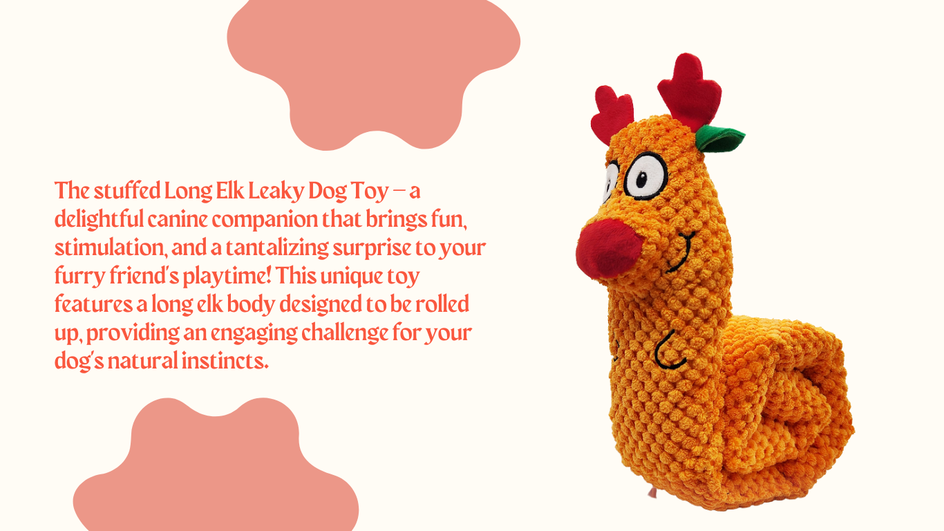 christmas reindeer dog toy