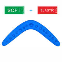 E-TPU Eco Friendly Dog Toy Rubber And E-tpu Mixed Toys Safe Dog Toys Floating Outdoor Boomerang Pet Toy 