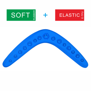 E-TPU Eco Friendly Dog Toy Rubber And E-tpu Mixed Toys Safe Dog Toys Floating Outdoor Boomerang Pet Toy 