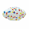 Rugby Design E-TPU Material Safe And Durable Dog Chew Ball Eco Friendly Dog Chew Toys